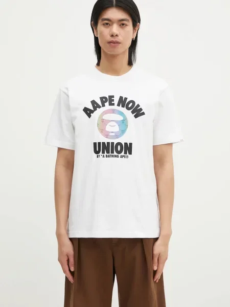 AAPE tricou din Moon Face Logo
