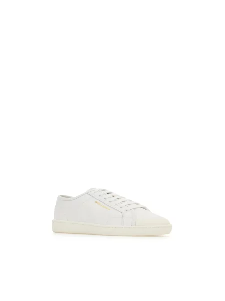 Sneakersy Saint Laurent skórzane na siłownię białe