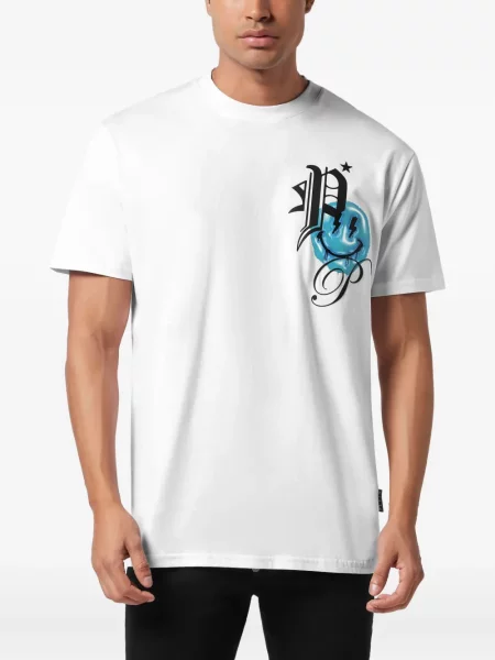 Tricou Philipp Plein alb