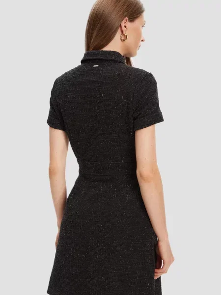 Твидовое платье Guess черное