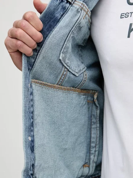 Calvin Klein Jeans дънково яке мъжко от деним синьо