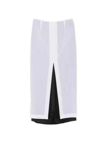 Fusta maxi The Row alb