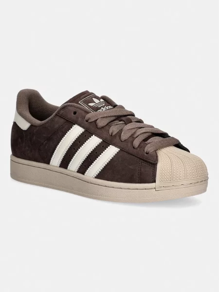 Superge iz nubuka adidas Originals Superstar II rjava