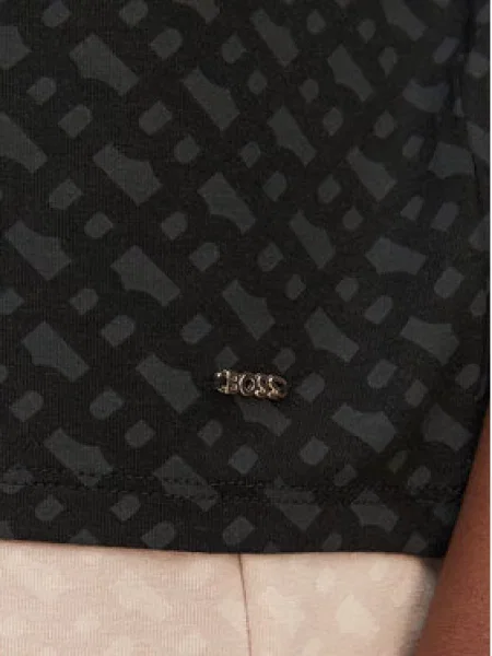 BOSS Pizsama felső Oversize fekete