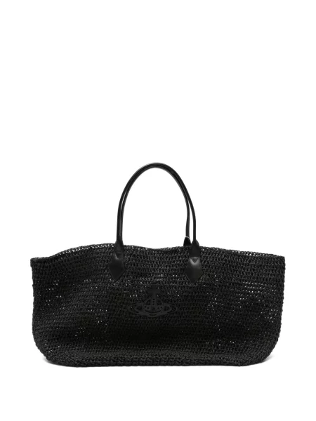 Geantă shopper Vivienne Westwood negru
