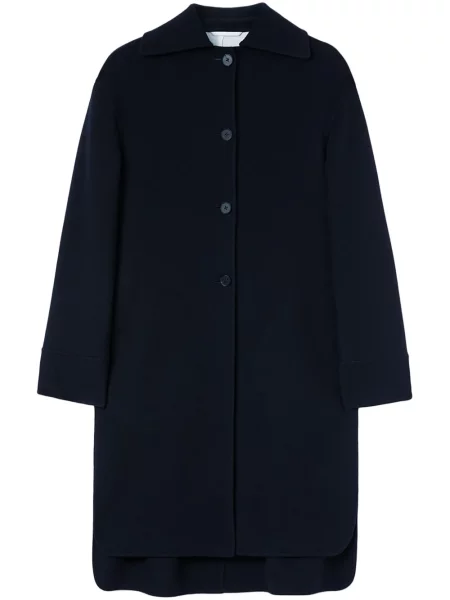Palton Jil Sander din cașmir albastru
