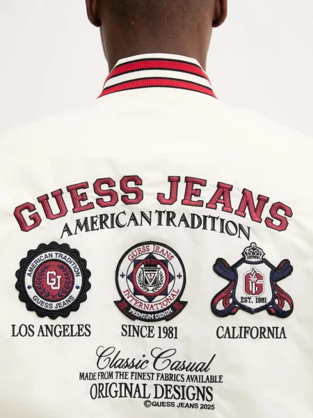 Джинсовая куртка Guess Jeans бежевая