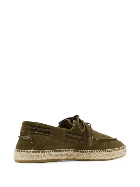 Fűzős szarvasbőr espadrilles Forsa zöld