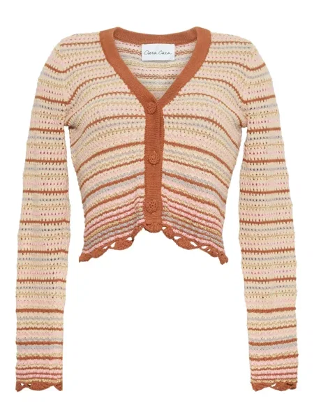 Cardigan Cara Cara cu dungi maro