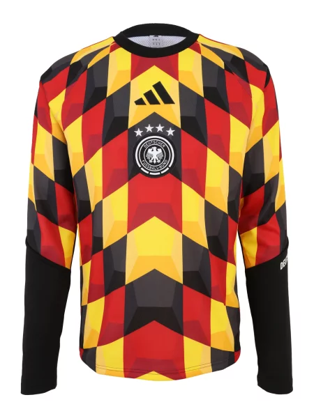 ADIDAS PERFORMANCE Tricou funcțional DFB PRE galben / roșu negru