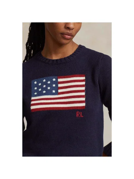 Polo Ralph Lauren Sveter Tmavomodrá modrá