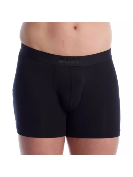 Obcisłe bokserki z paskiem z logo w zestawie 2 szt. model ‘UltraSoft’ Boss czarne