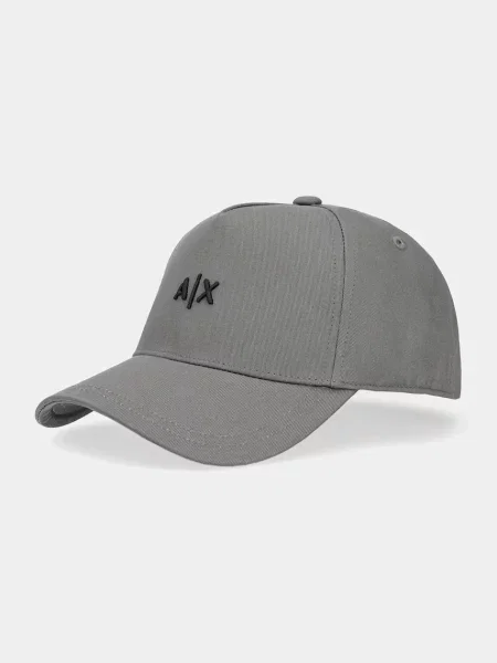 Шапка Armani Exchange с апликация зелено