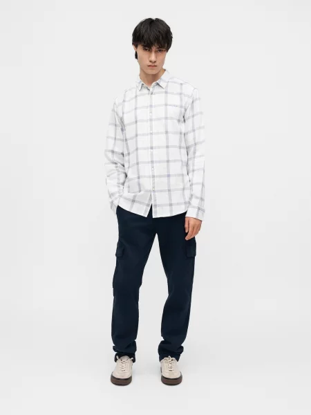 Pepe Jeans Košulja CHECKS mornarsko plava bijela