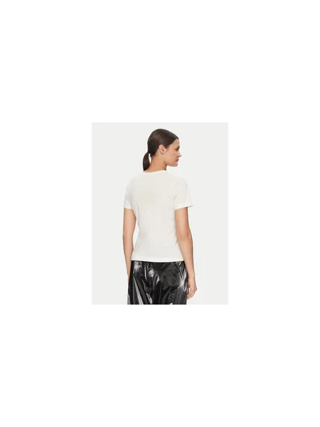 Guess Póló Ekru Slim Fit