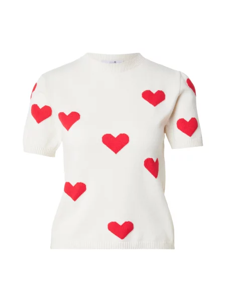 Hailys Pulover roșu alb