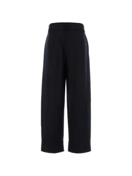 Pantaloni Giorgio Armani de lână albastru