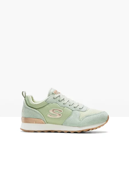 Sneakersy Skechers z pianką memory zielone