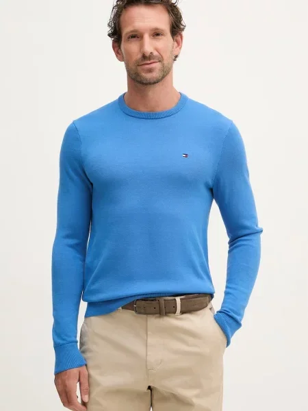 Tommy Hilfiger pulover de bărbați din albastru