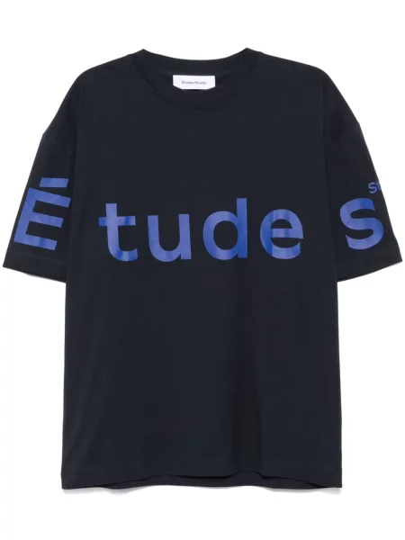 Tricou études cu imagine albastru