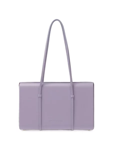 Geantă Carolina Herrera din piele violet