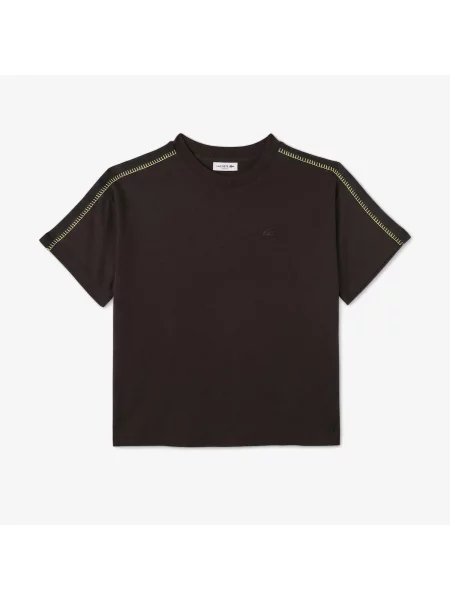 Футболка Lacoste коричневая