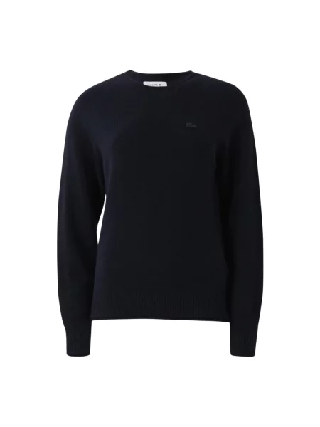 Lacoste sweter wełniany niebieski