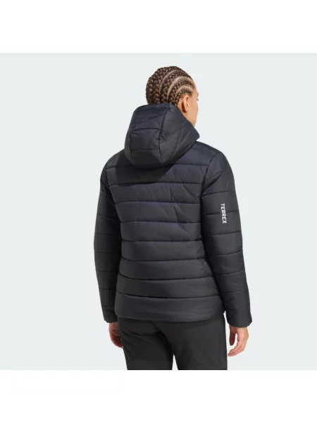 Bunda Terrex Multi Essentials CLIMAWARM Insulated Hooded černá