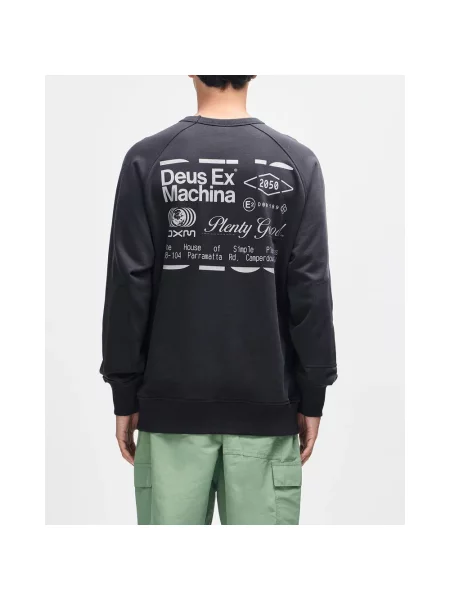 Lniana bluza Deus Ex Machina czarna