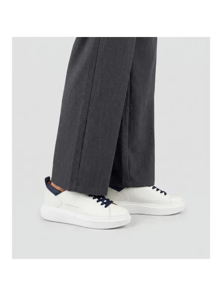 Sneakersy Alexander Smith skórzane białe