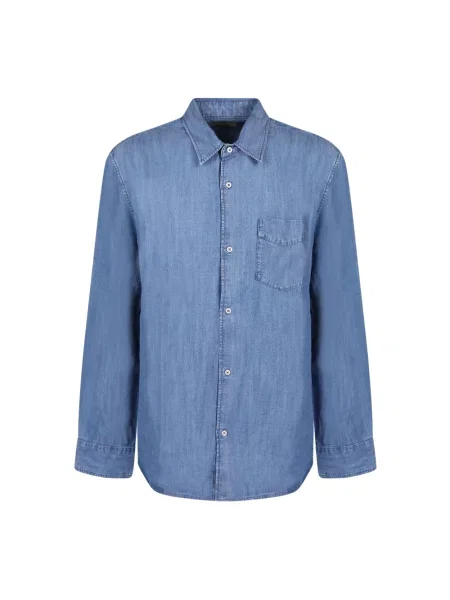 Koszula dżinsowa Officine Generale niebieska
