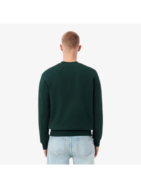 Lacoste Bluza Polarowa Z Krokodylem Landscape zielony