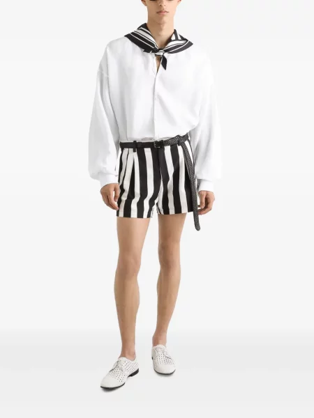 Pantaloni scurți Dolce & Gabbana cu dungi alb