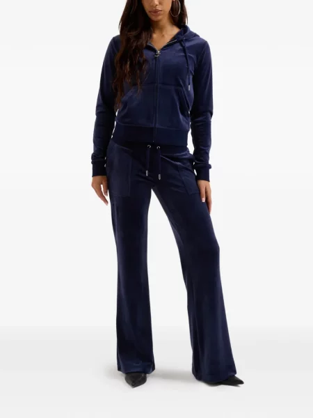 Τρέξιμο παντελόνι Juicy Couture με χαμηλή μέση μπλε