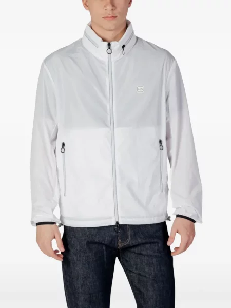 Pliabil geacă Armani Exchange cu autograf alb