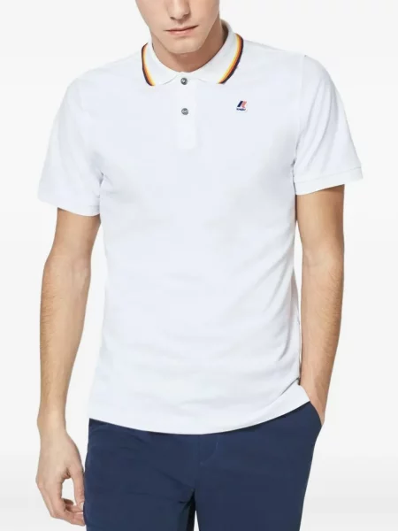 Gulerat polo K-way alb