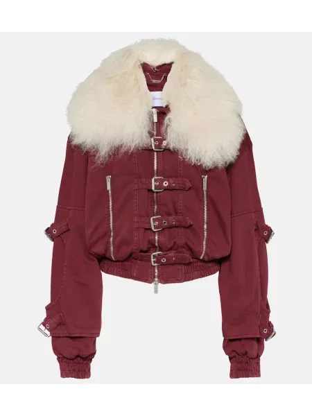 Geacă de blugi Blumarine roșu