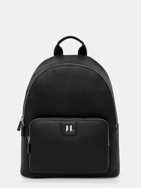 Karl Lagerfeld Rucsac / argintiu negru