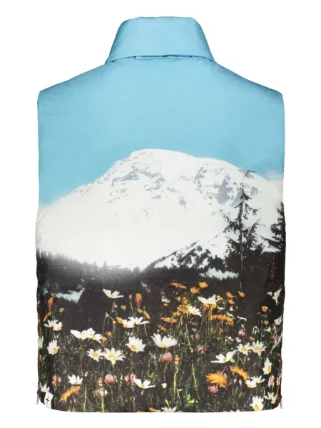 Vestă Jil Sander cu imagine albastru