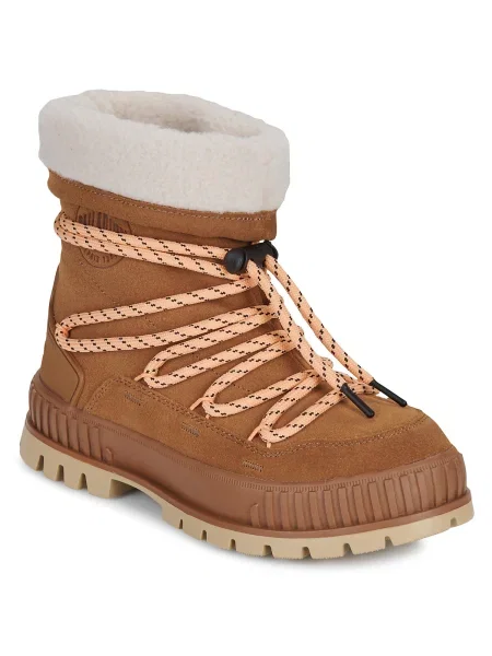 Dámske snehové topánky Palladium Pallashock Hiver dear brown hnedá