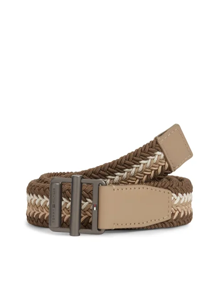 TOMMY HILFIGER bež / rjava bela