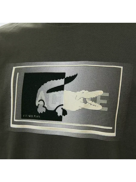 Lacoste T-Shirt Regular Fit zielona