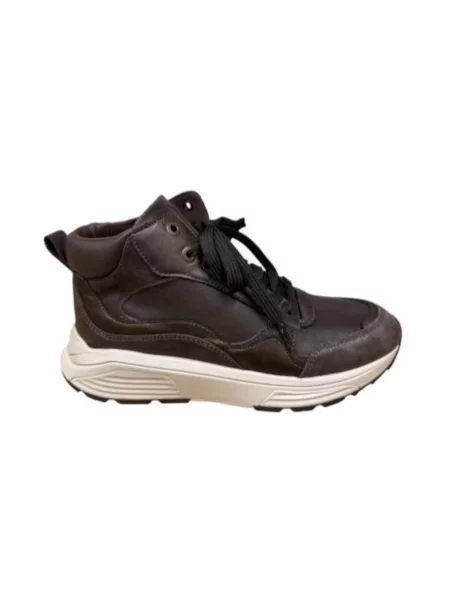 Sneakersy Xsensible skórzane brązowe