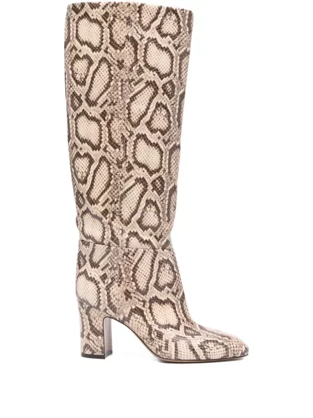 Botine Paris Texas din piele cu imagine