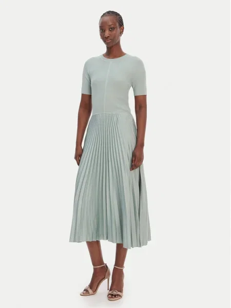 BOSS Rochie Fadridi deschis verde