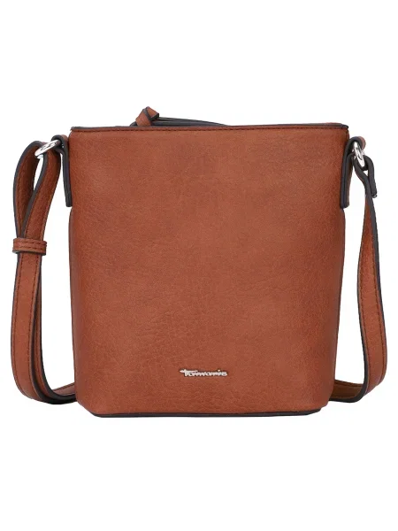 TAMARIS Torba preko ramena Alessia karamela / srebro