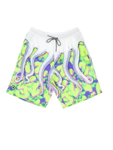 Bermudy Octopus z elastyczną talią