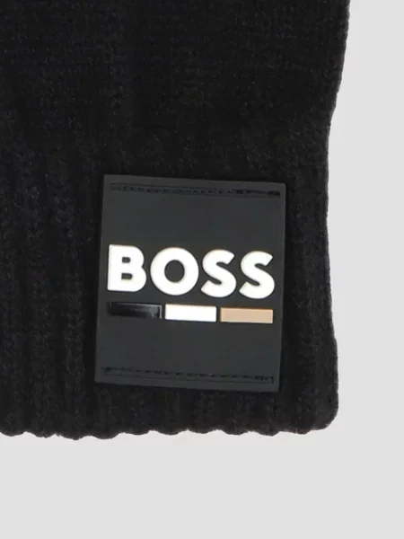 Детские перчатки Boss черные