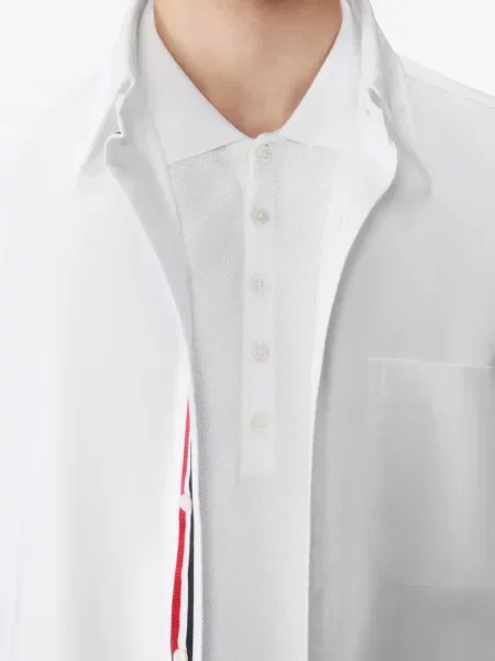 Polo Thom Browne alb