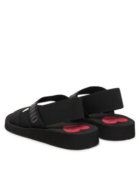 Sandále LOVE MOSCHINO čierna
